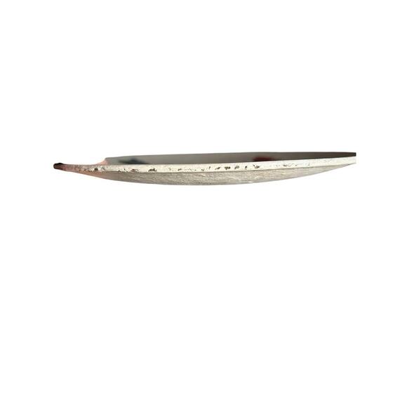 Antique Leather Board Hand Painted Floral Pansy Sun Flowers Round Wall Hangings - Picture 5 of 9